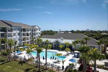 Pool Side View at Mason Stuart, Stuart, FL